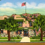 Volusia County's tourism headquarters, combined with the local chamber of commerce, in DeLand, in 1937. (Florida Memory)
